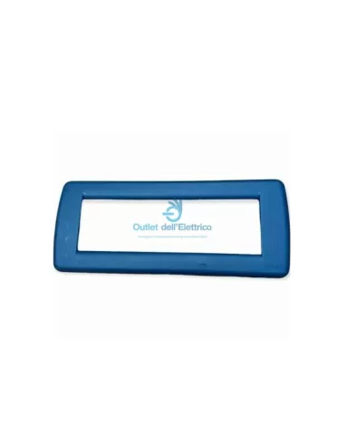 Vimar 16766.D.10 Idea Rondo' Silk Plate 6 Modules Blue